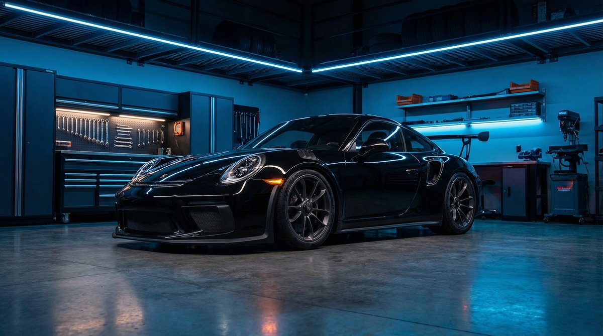 黄色仓库奥迪改装视频